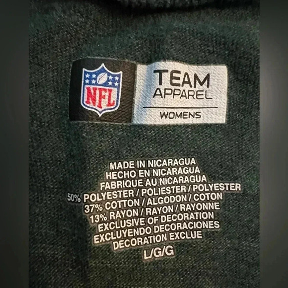 NFL | TEAM APPAREL womens New York Jets t-shirt. Size: L. - Picture 5 of 10